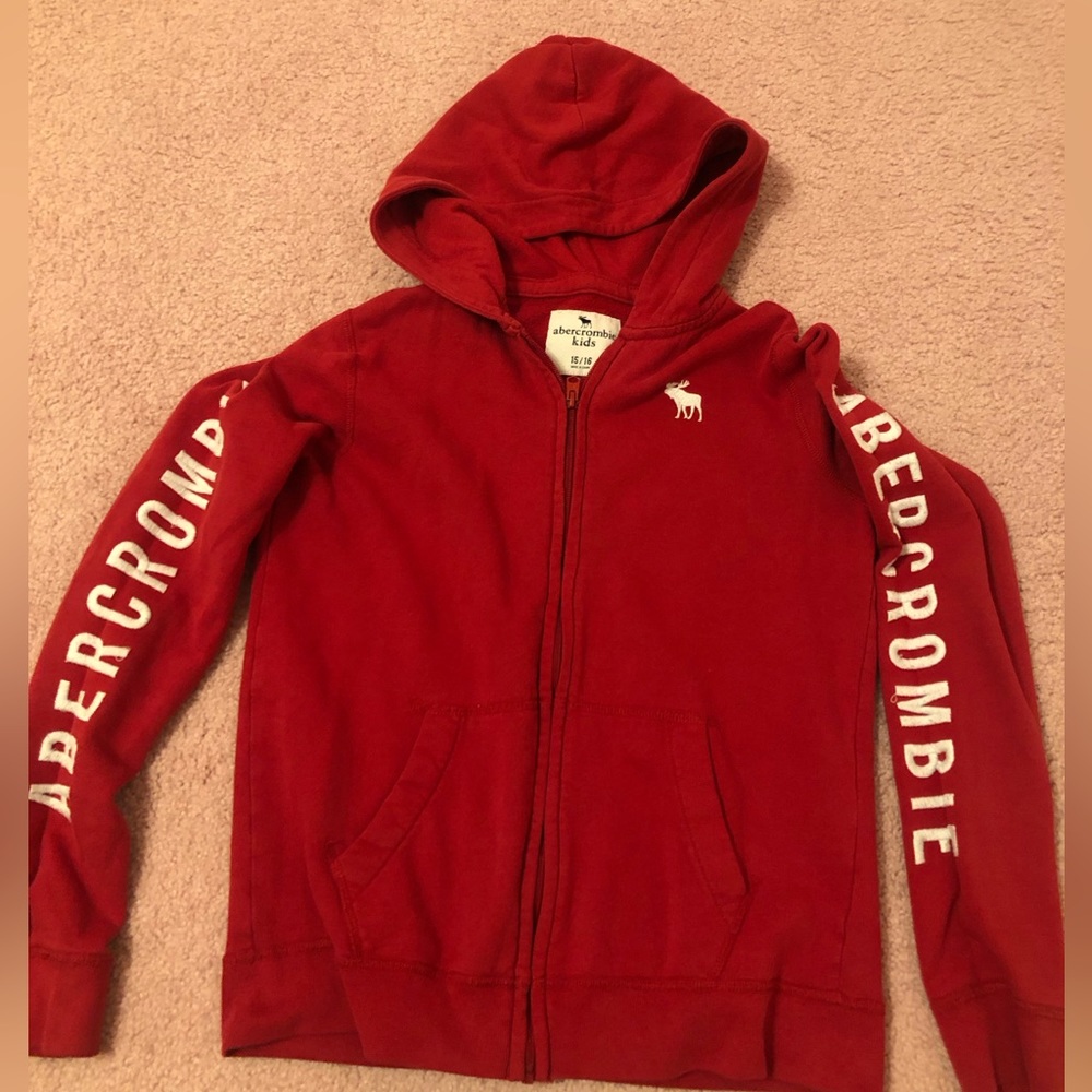 abercrombie kids full zip hoodie
